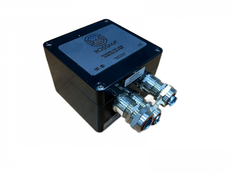 جهاز قياس وتبديل البيانات اللاسلكي ROSSMA IIOT-AMS ANALOG X4 PWR Ex