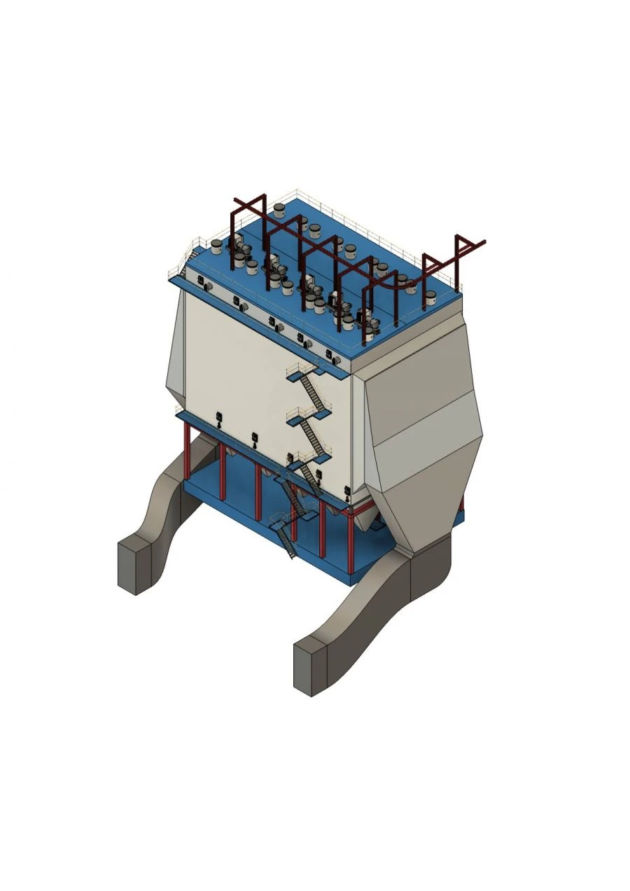 Электрофильтр TBP/S‐2x3.0-3x4.5‐1x15.0/15.2‐15.0‐300/400
