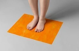 حصائر سبانبوند disposable برتقالية 40x50 سم، 100 قطعة/عبوة، رقم 03-437