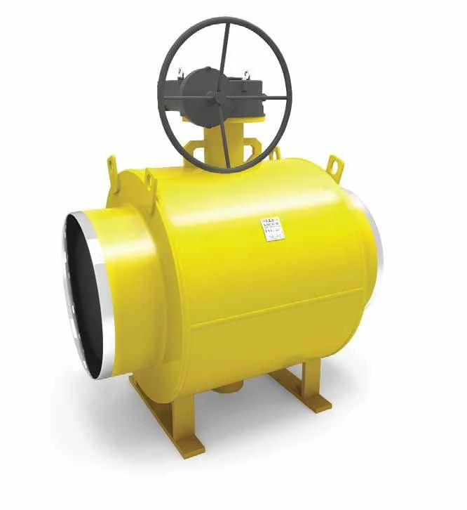 Кран шаровый LD КШЦПР Gas из стали 20 Ду300 Ру2,5МПа полнопроходной с редуктором