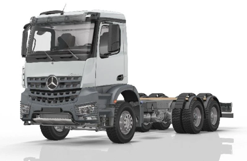 Шасси Mercedes-Benz Arocs 3336 с кабиной F1A