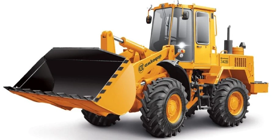 اللودر الأمامي أحادي الجرافة AMKODOR 342V معدات ثقيلة