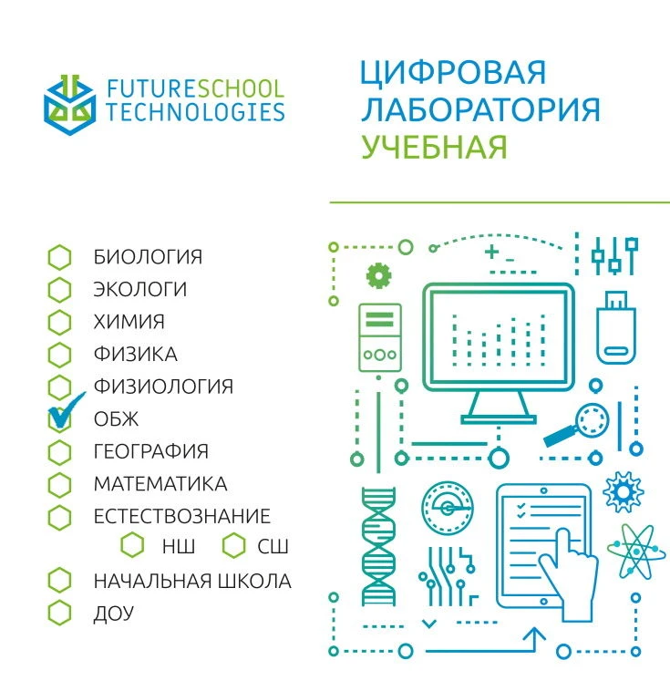 Цифровая лаборатория учебная по ОБЖ (Основам безопасности жизнедеятельности) FST