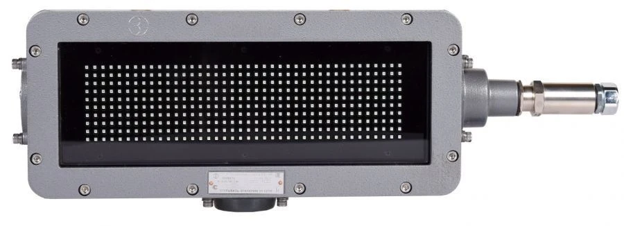 لوحة المعلومات LED المقاومة للانفجارات VEL-T "خط متحرك" "صوت" AK