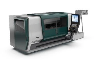 مخرطة CNC أفقية مع أدلة متدحرجة SA500F4K