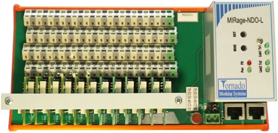 Discrete Output Device for 24 Signals Up to 2A at 50V AC/DC (MIRage-NDO-L)
