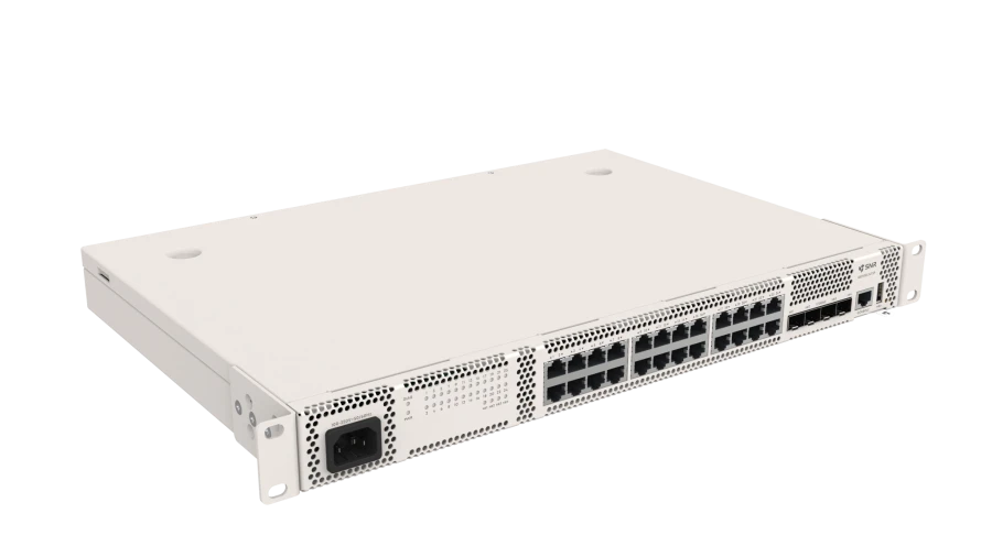 Управляемый Ethernet-коммутатор c коммутацией и маршрутизацией пакетов SNR-S5210G-24TX-POE-R