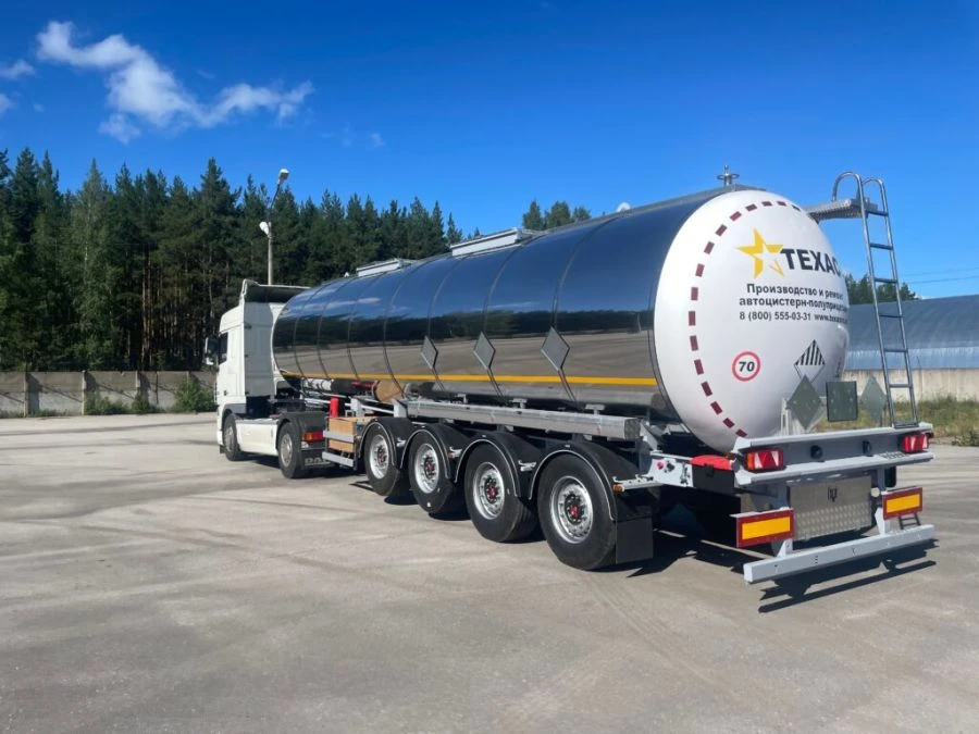 Food-Grade Tank Semi-Trailer for Transport and Storage 32m³ Model 9751H6