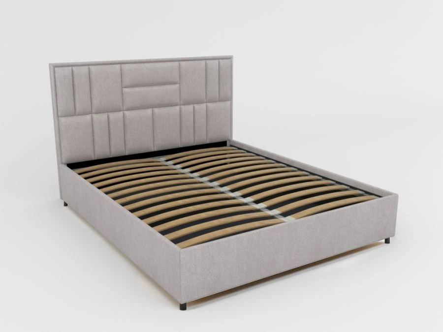 Monaco Model Double Bed with Soft Headboard