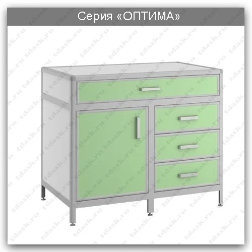 Стол-тумба лабораторный серии Оптима: СТ.02.07