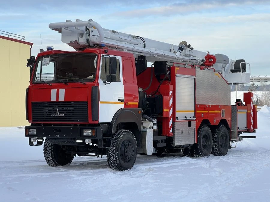 Автопеноподъемник пожарный ППП-32 (6317), на шасси МАЗ 6317F9