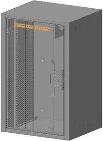 خزانة توزيع معززة مثبتة على الجدار SHRN-27U-600