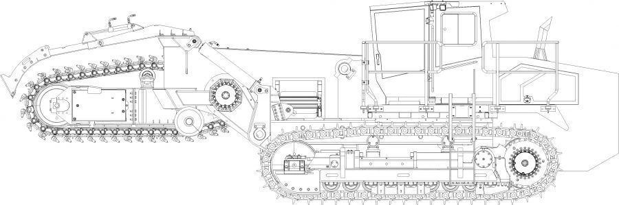Траншеекопатель DT750