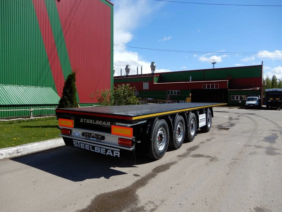 شبه مقطورة لنقل الأسماك بأربع محاور PD-41R مع محور BPW