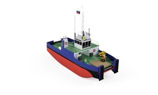 Судно обеспечения работ земснаряда проекта FPW1 (стр.номер FPW1-1)