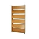 Demonstration Library Shelf with Angled Shelves