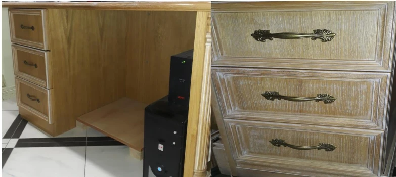 Wooden Straight Writing Desk for Offices