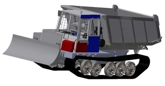 جرار TGU-4 معدات زراعية ثقيلة متعددة التضاريس