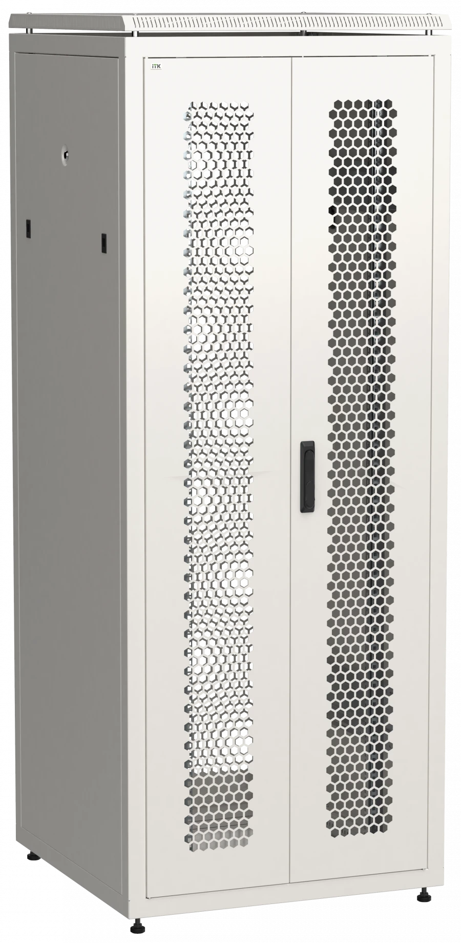 LN35-42U88-2PP ITK LINEA N 42U 800х800мм распашн. перф. дв. задн. перф. сер