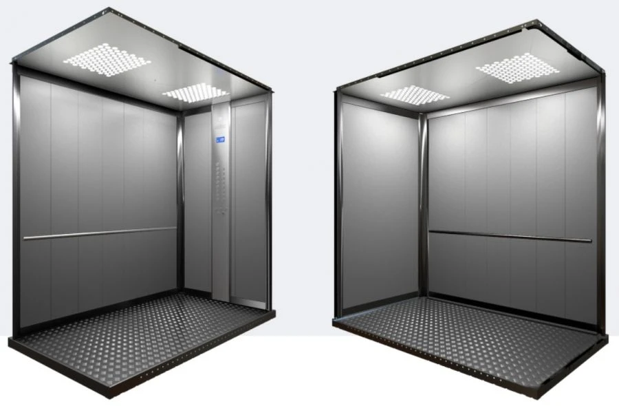 Electric Passenger Lift Queen, 1000 kg Capacity, 1 m/s Speed, No Machine Room