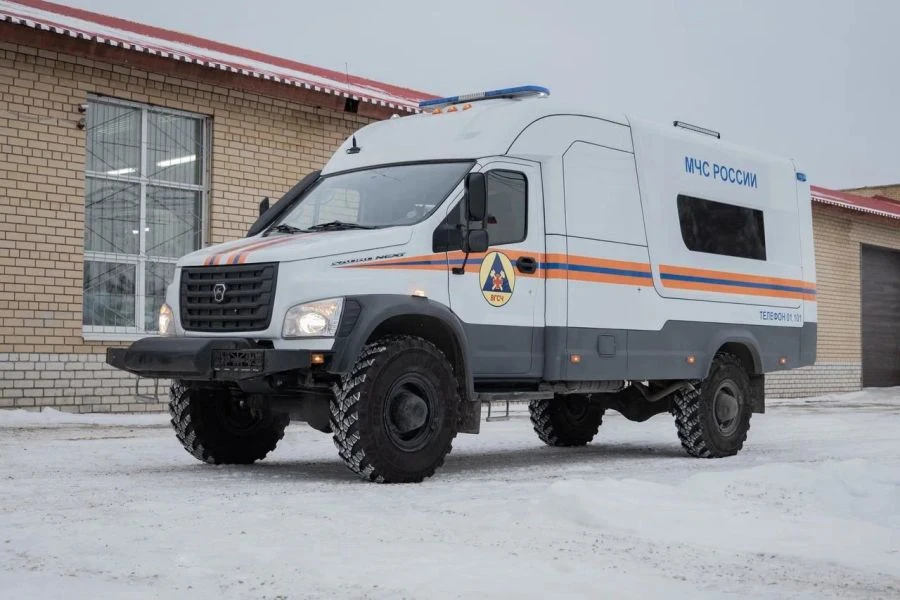 Оперативный автомобиль отделений военизированных горноспасательных частей