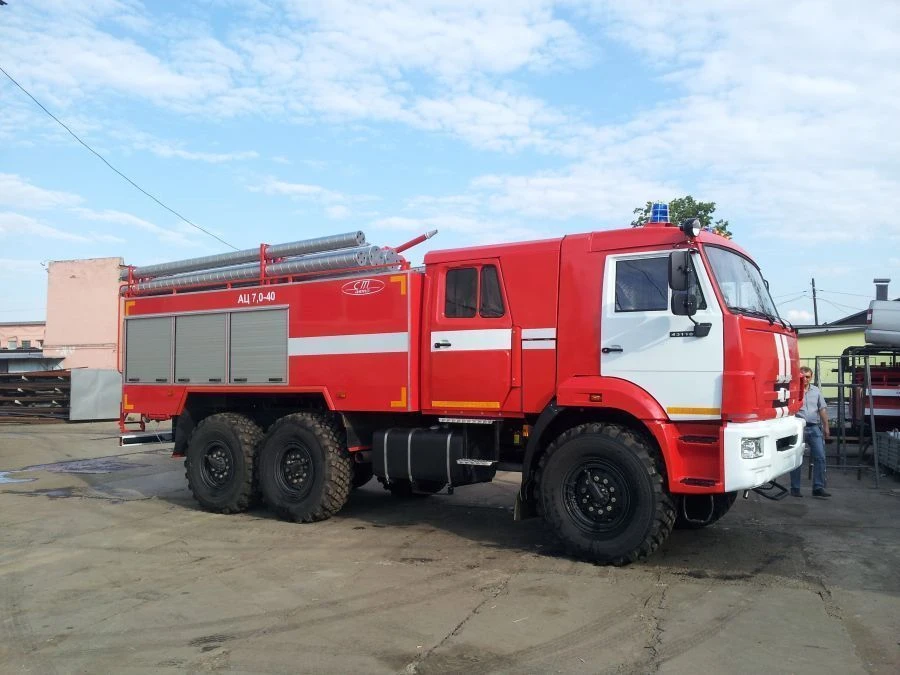 Пожарная автоцистерна АЦ 7.0-40 (43118), тип 4344-D0, модификации 4344Н0, на базе шасси модификаций 43118-А5, 43118-50, 43118-RR