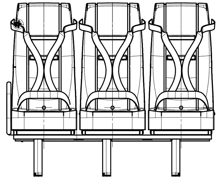 مقعد الراكب A67R42.6850011