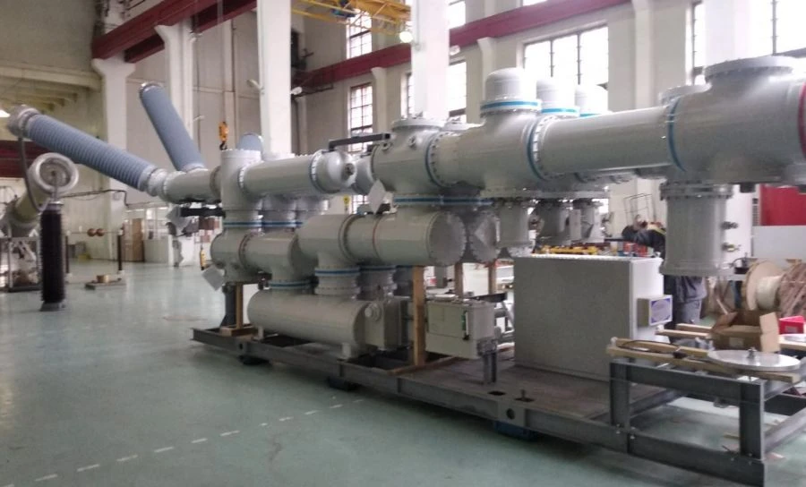 Комплектное распределительное устройство с элегазовой изоляцией (КРУЭ) на номинальное напряжение 220 кВ серии ЯГГ-220