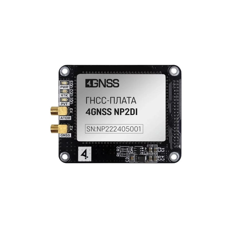 لوحة GNSS 4GNSS NP2DI - مستقبل جيوديسي مزدوج الهوائي