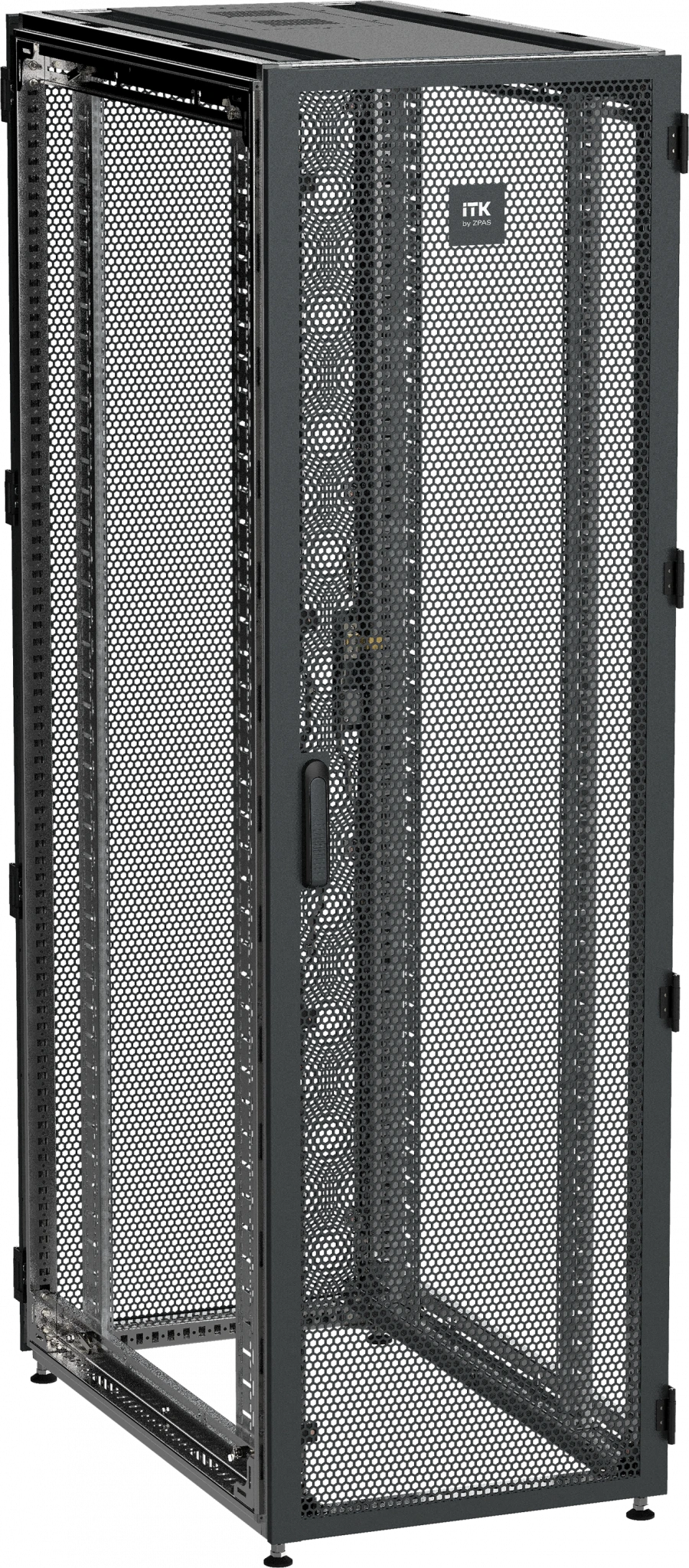 19" Server Cabinet ITK by ZPAS ZP05-47U-0610-PP-R, 47U, 600x1000mm