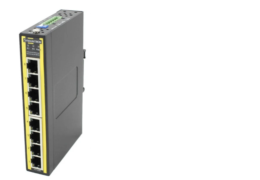 SWD-80B Industrial Unmanaged Switch with 8 Ports 10/100Base-T(X)
