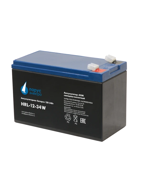 High-Discharge Lead Acid Battery HRL-12-34W