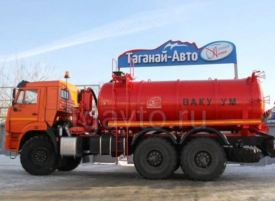 Vacuum Tank Truck for Waste Management Type 5675K Model 699912-20 on KAMAZ 43118-A5