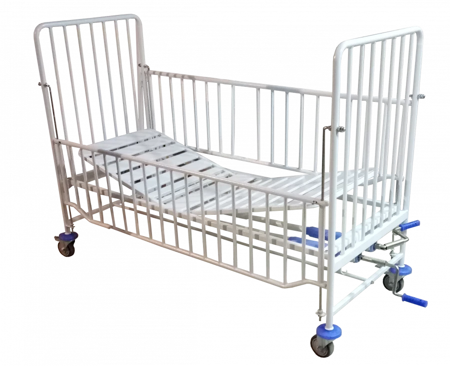 Кровать функциональная для медицинских учреждений по ТУ 9452-001-81150649-2011 двухсекционная КМДТ (БЮ-102) с принадлежностями