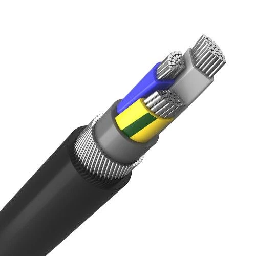 كابل الطاقة PVC، موصلات نحاسية، مدرعة