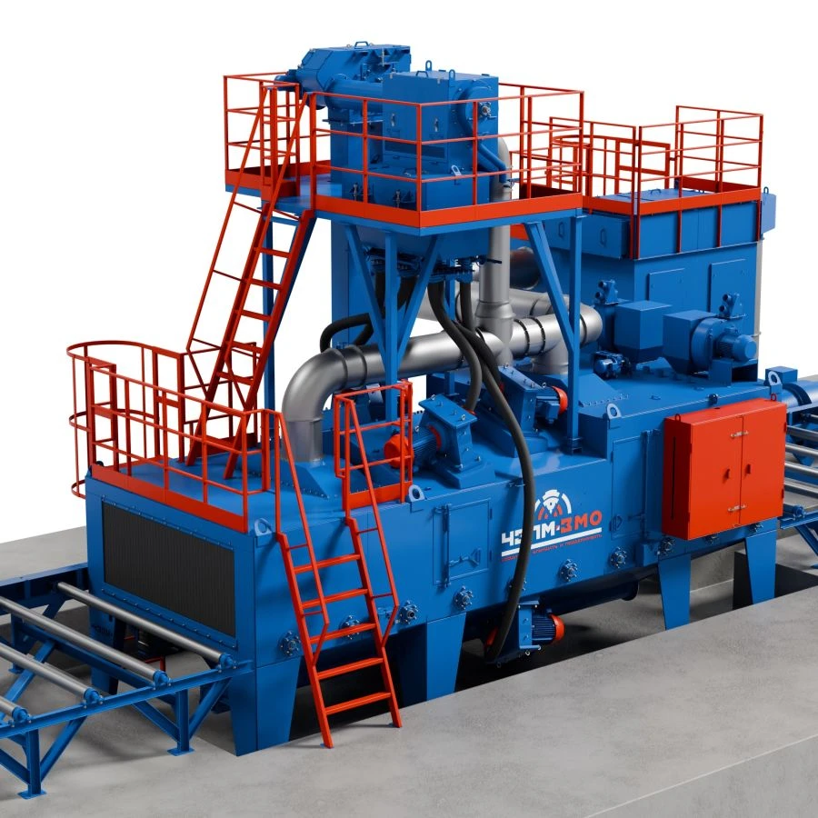 Pass-through Shot Blasting Machine DPU