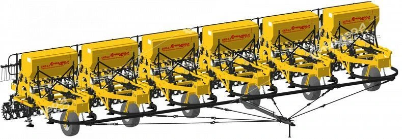 Комплекс из сеялок-культиваторов зернотуковых КСКП-2,1Мх6 - модульный