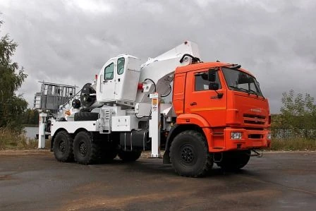Автогидроподъёмник телескопический АГП-45Т КАМАЗ-43118 400КГ