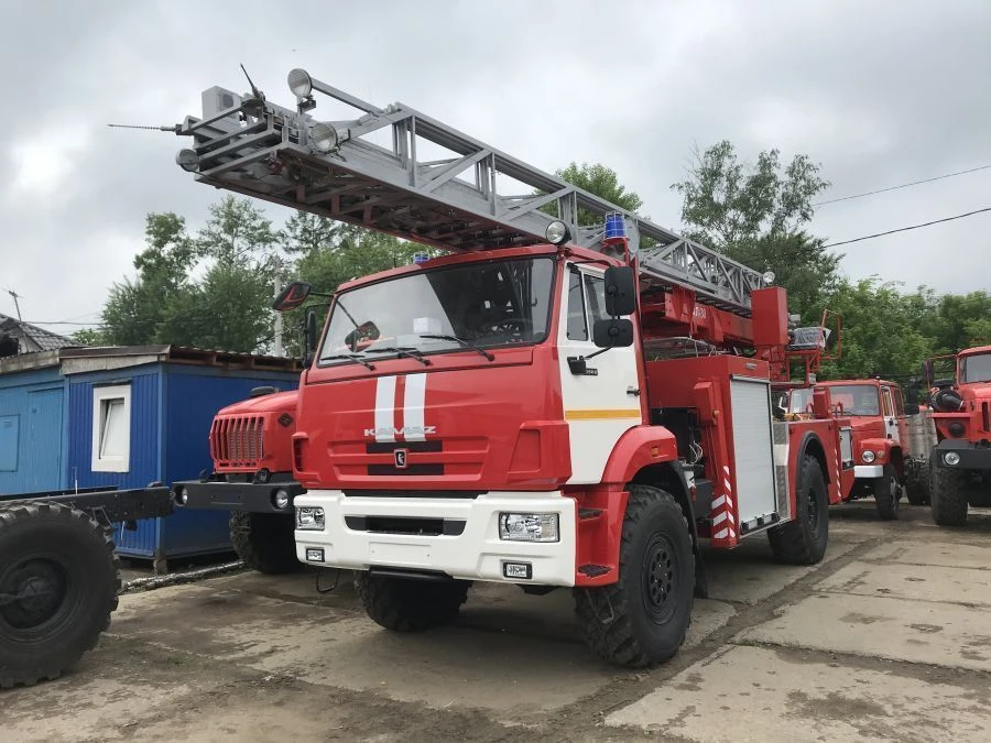 Пожарная автолестница АЛ-24 (43502) тип 4344-07, модификации 4344GA на шасси модификации 43502-D5