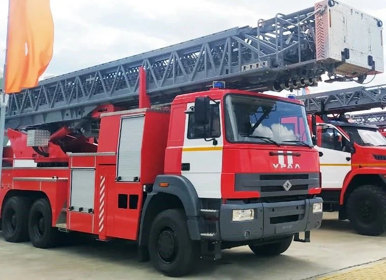 Автолестница пожарная АЛ-52 (С35510), тип 4344N3, на шасси Урал С3, модификация шасси С35510