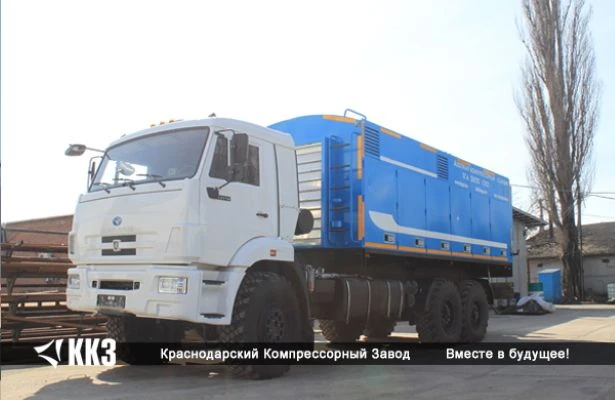 Передвижная воздушная компрессорная станция ТГА-12/101