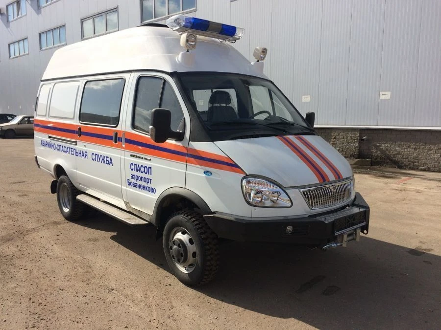 مركبات النقل الطارئة لخدمات الإنقاذ والشرطة على قاعدة شاسيه غاز-2705 موديل 32590A، 32590B، 32590C، 32590D