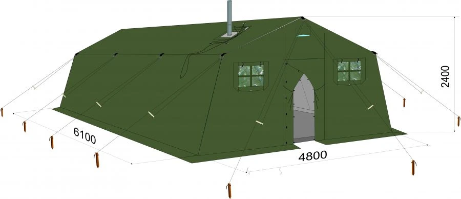 خيمة إطارية لجميع الفصول M-10 (النوع ب)