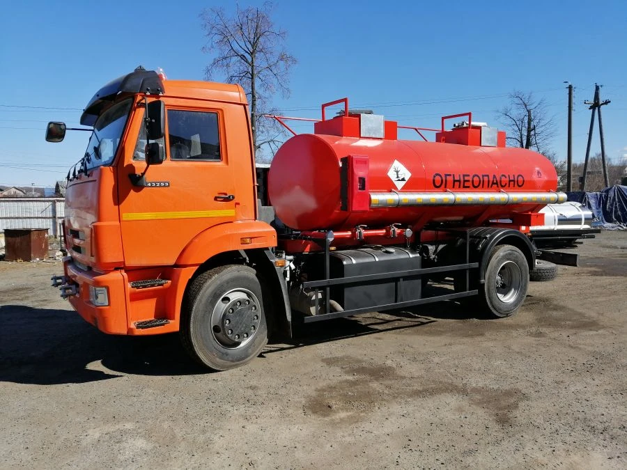 Автотопливозаправщик типа 5765C, модификации 5765C7 на шасси КАМАЗ 43253-G5