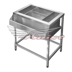 Ergonomic Bar Table for Bartenders - Stainless Steel Frame