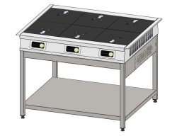 Induction Cooktop PEI-6 Island by "Nova Energy