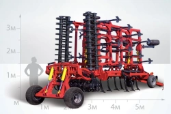 Soil Cultivator KSU-8P for Comprehensive Soil Processing