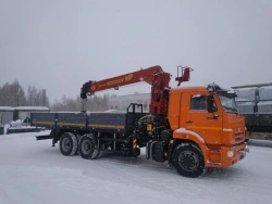 Hydraulic Crane Truck KMA on KAMAZ 65117 Base 64K33N-UF