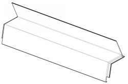 Fiberglass Flange S.15-21.30.509 for Tram Car Exteriors
