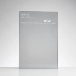 Matelux Grey Frosted Glass 4mm